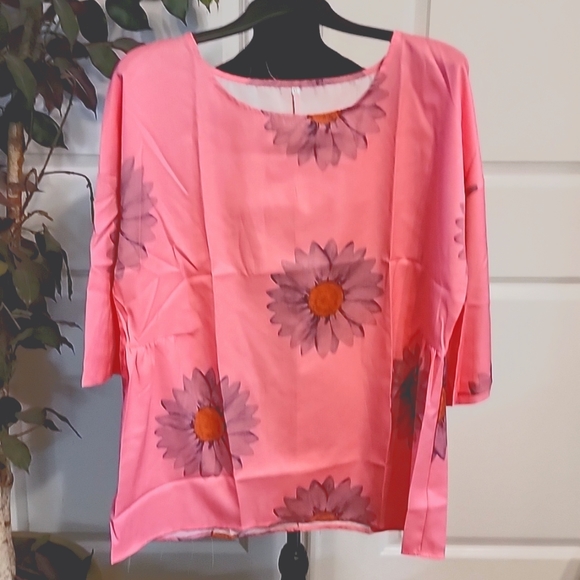 (#W83) Womens Pink Blouse, Size:XL - Picture 1 of 5
